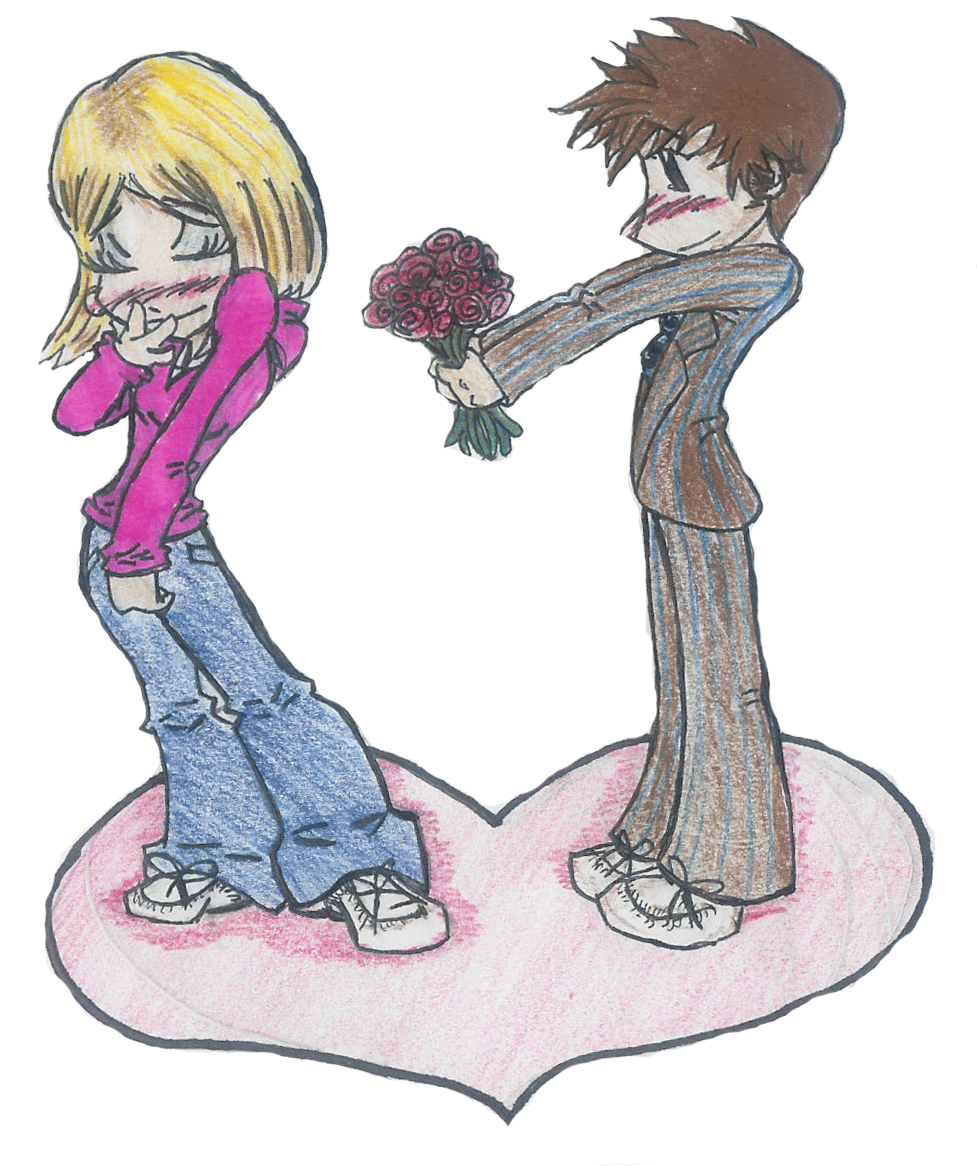 The Doctor and Rose With Flowers by Jaselin