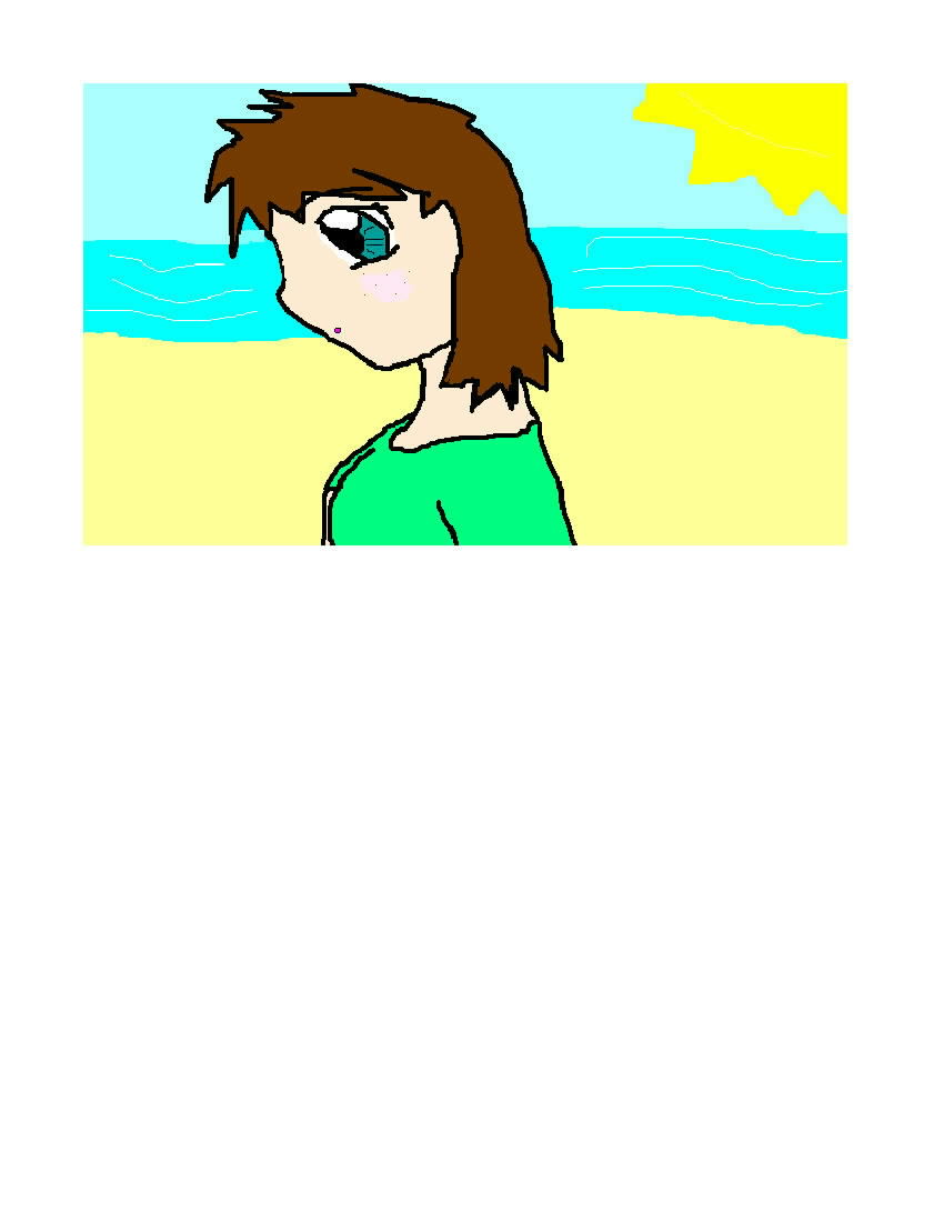 Me At The Beach by Jasmine1218