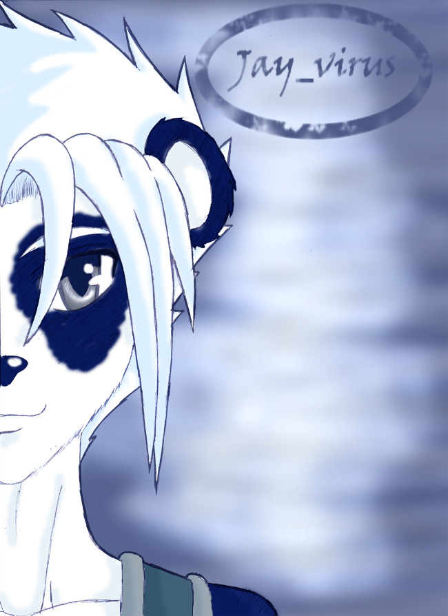 Dan, the Panda Anthro. by Jay_Virus