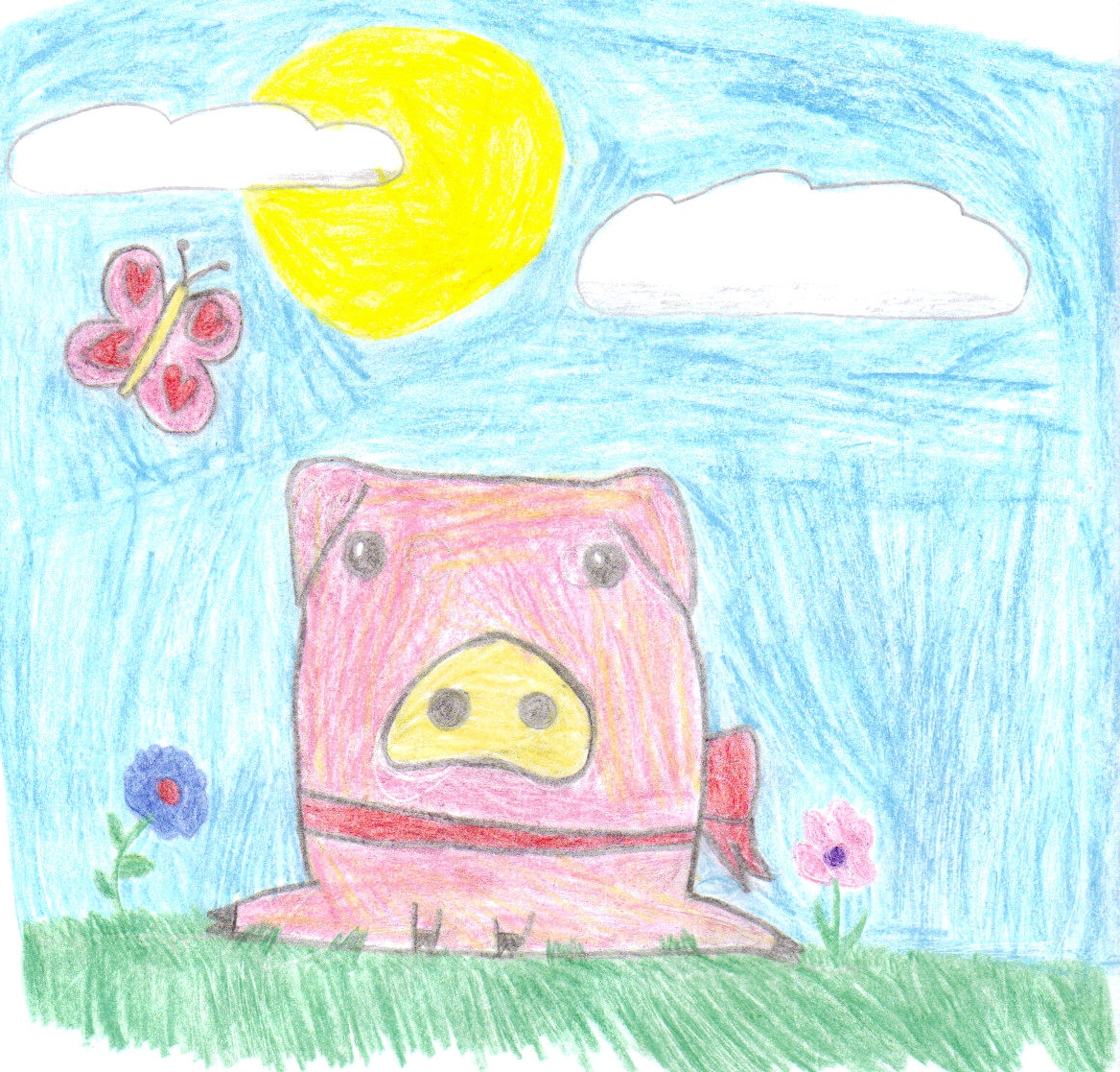 my pig wilbur from harvest moon magical melody by Jbelle