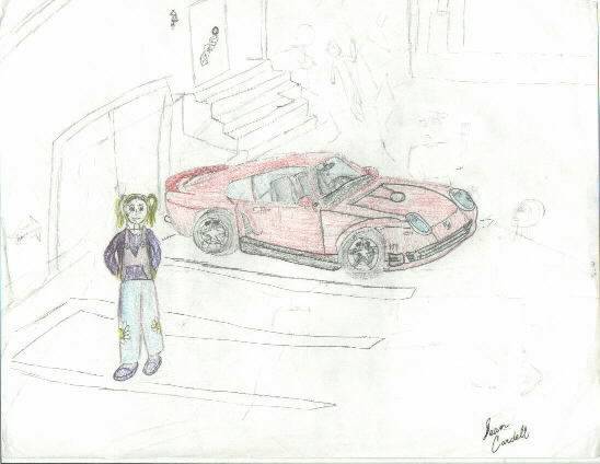 Teen Girl and Porshe by JediRevan20