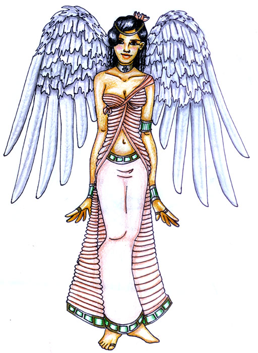 Egyptian Angel by JennStrummer