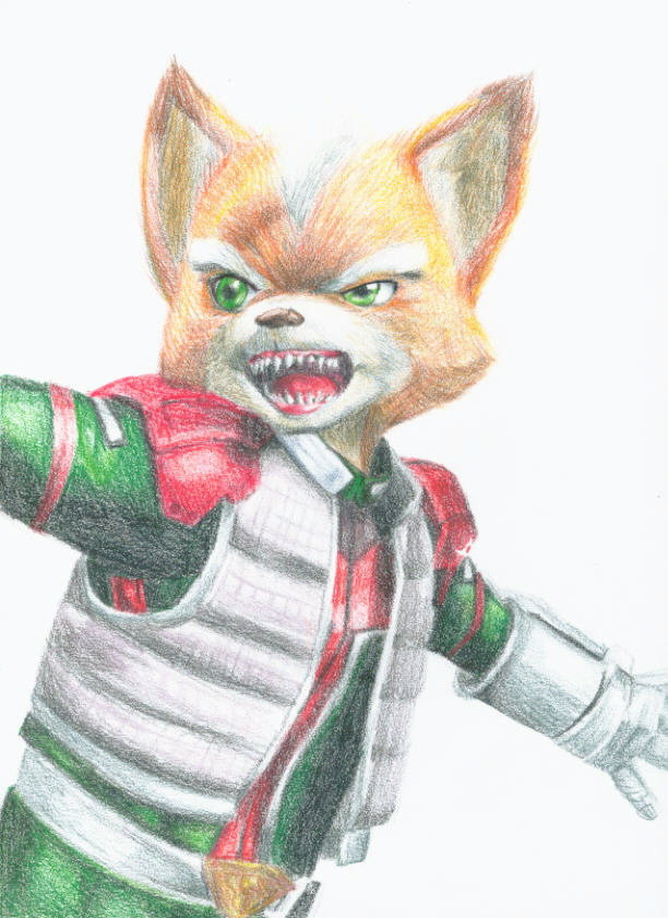 Fox looks pissed by Jenryu_Shanokii
