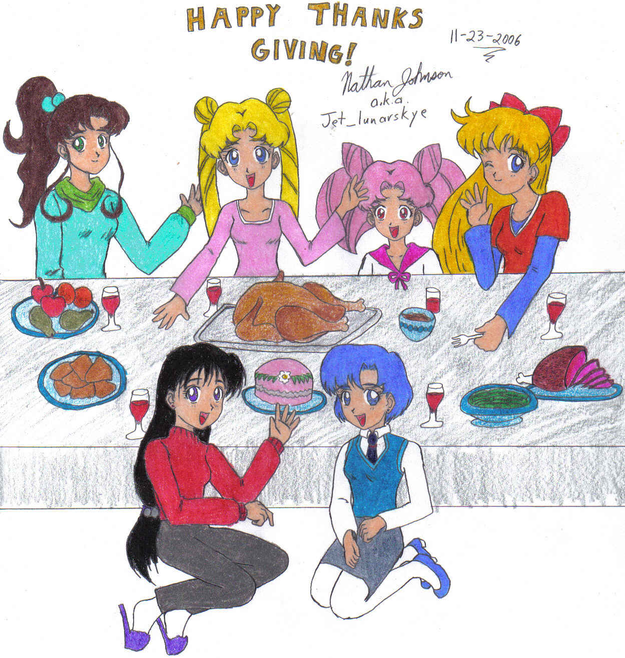 A Sailor Thanksgiving by Jet_lunarskye
