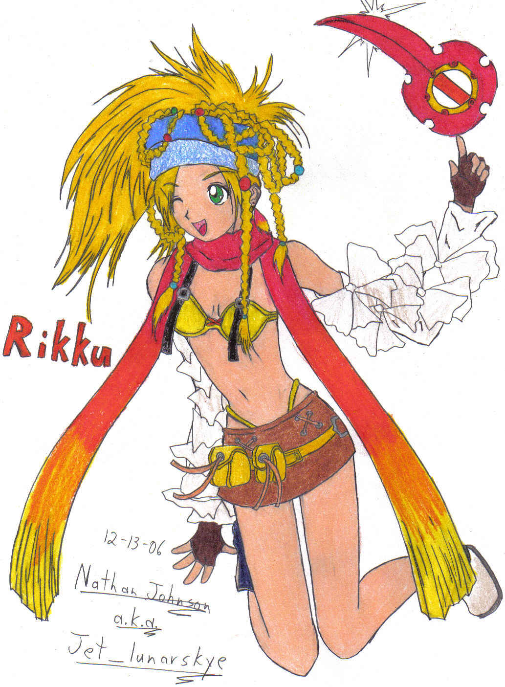 Rikku of the Gullwings!!! by Jet_lunarskye
