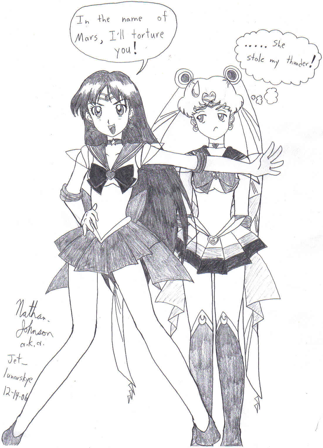 Stole Sailor Moon's thunder by Jet_lunarskye