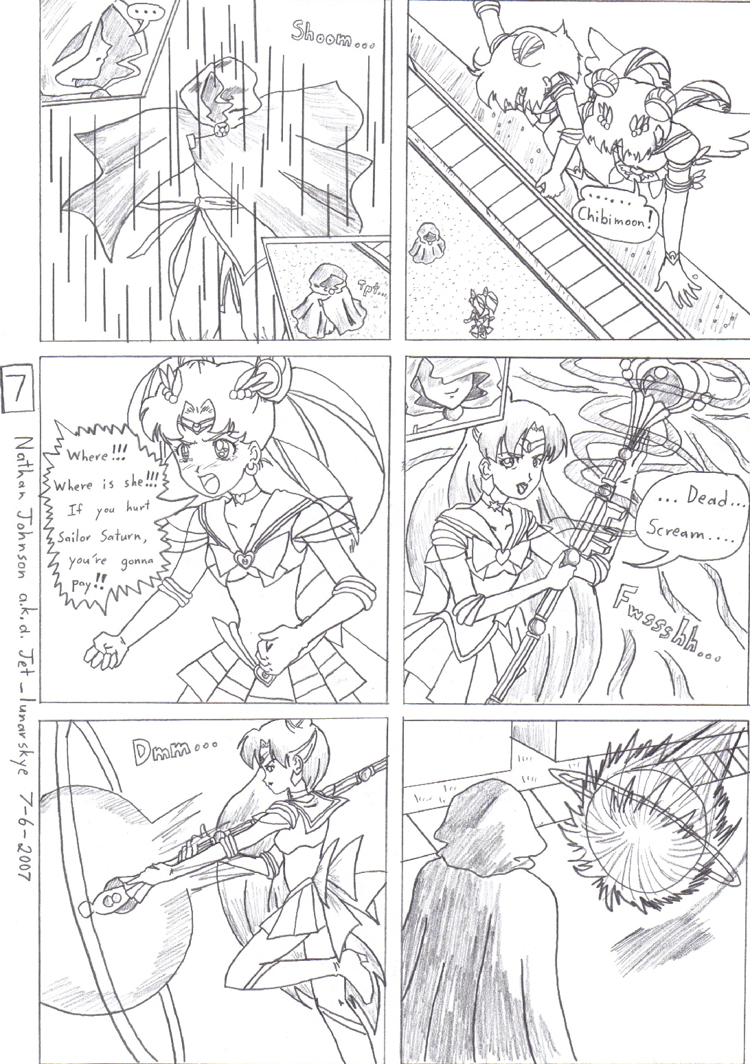 Sailor Moon Stars: The Nightmare Soldier page 7 by Jet_lunarskye