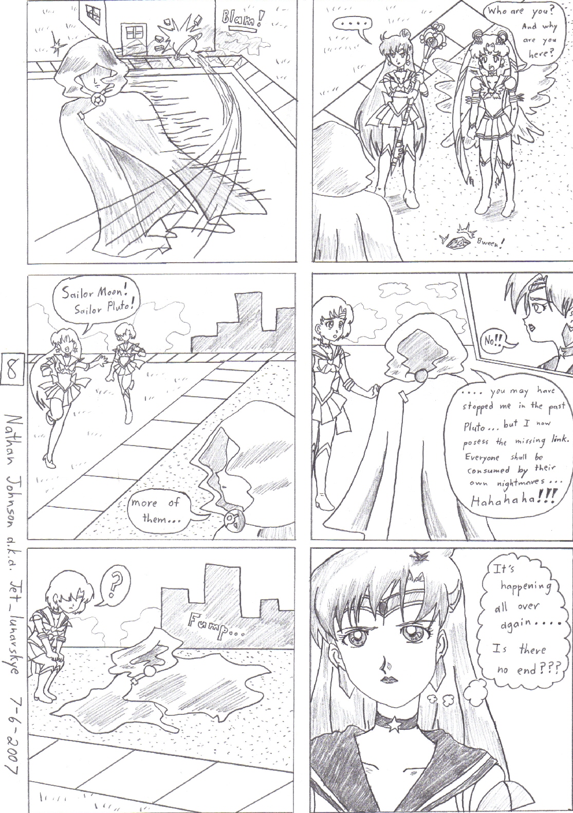 Sailor Moon Stars: The Nightmare Soldier Page 8 by Jet_lunarskye