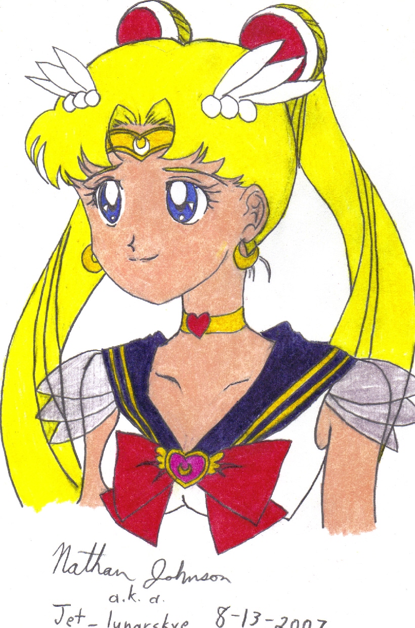 Smiling Super Sailor Moon by Jet_lunarskye