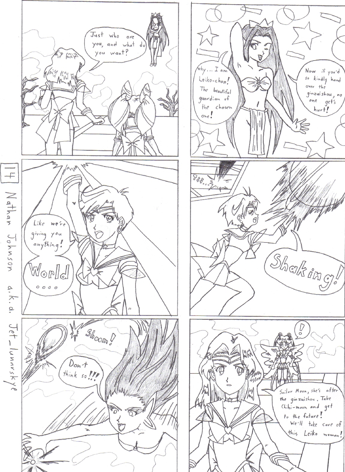 Sailor Moon Stars: The Nightmare Soldier page 14 by Jet_lunarskye