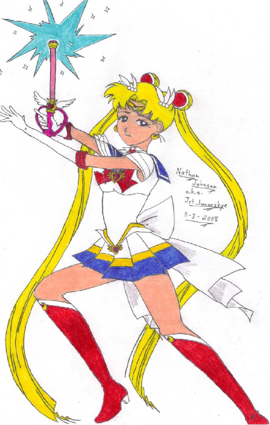 Sailor Moon Attacks by Jet_lunarskye