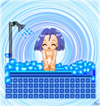 Adorable petit James dans son bain by Jezrocket