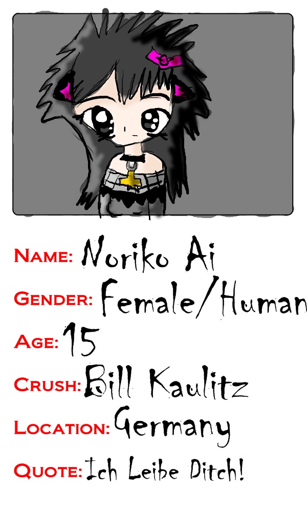 Noriko Ai Bio Card for Kyra by JezzyChanTehOrginal