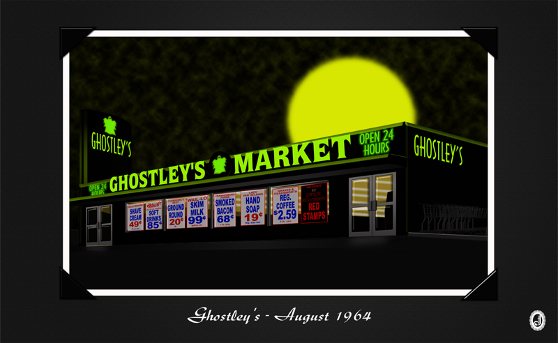 Ghostley's Market - Circa 1964 by Jhihmoac