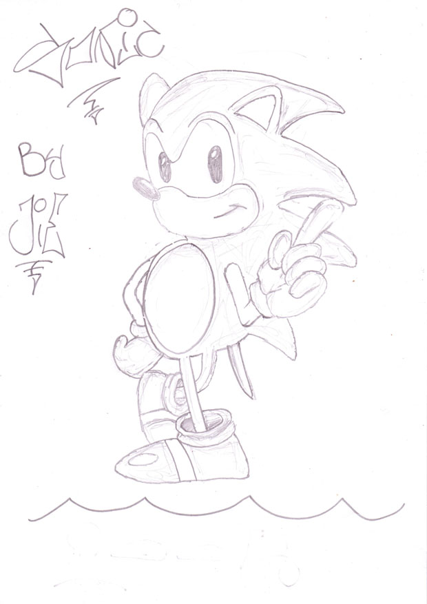 Classic Sonic by JiE