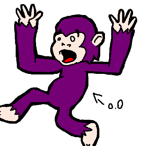 Purple Monkey by Jianaki