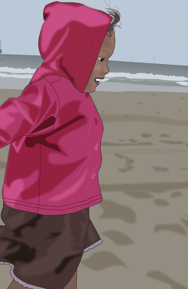 Baby at the Beach by Jibble