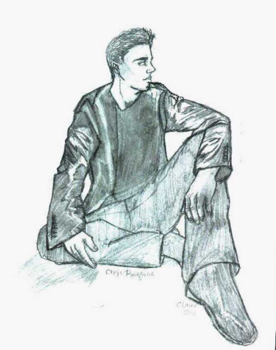 Chris Redfield in a leather Jacket by Jill_V