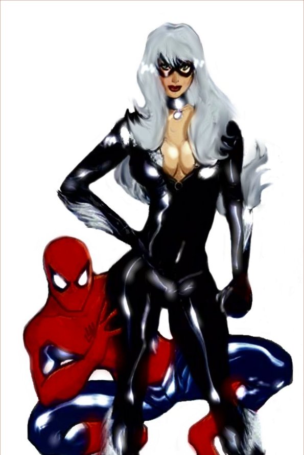 BlackCat & Spider-Man Duo by Jill_V