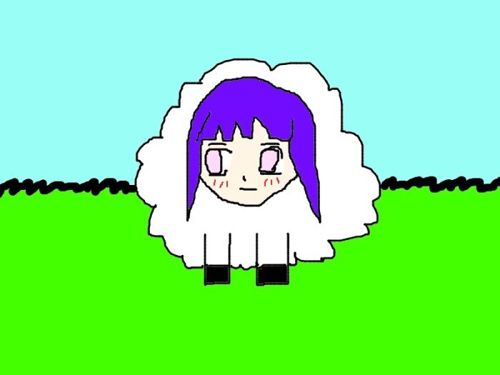 Hinata as a Sheep by Jinxers