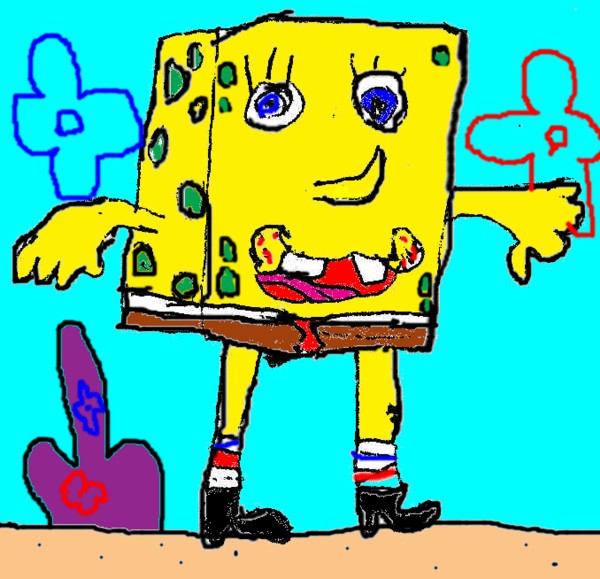 My first pic of SpongeBob! by Jo95