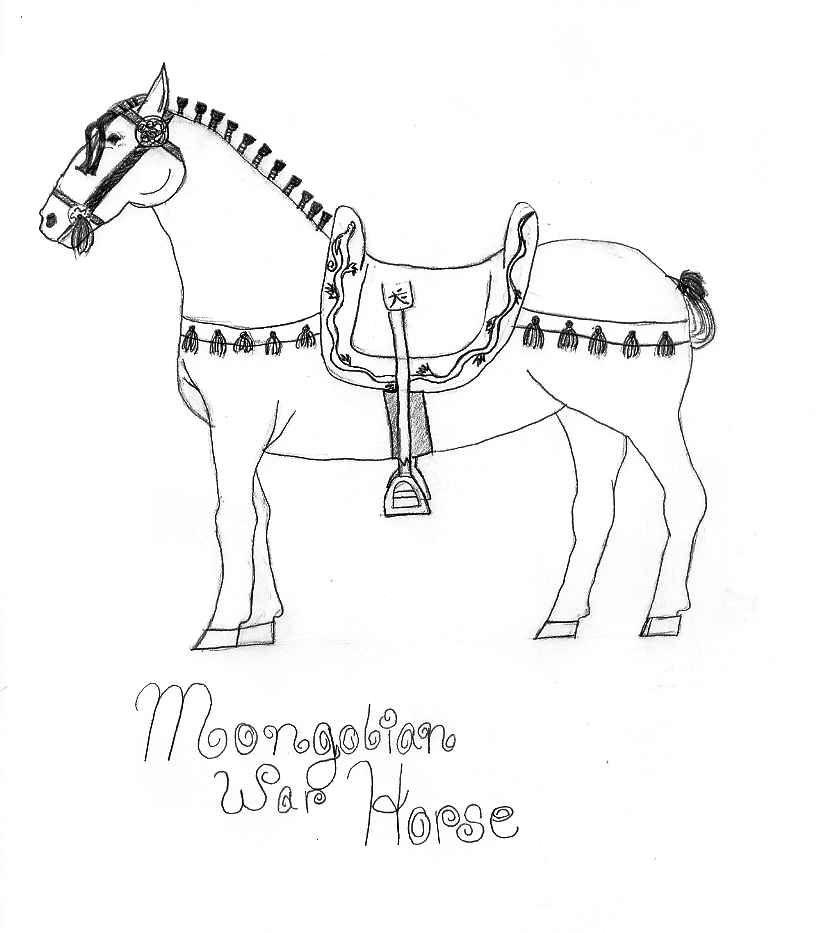 Mongolian War Horse by JocPointytoespony620
