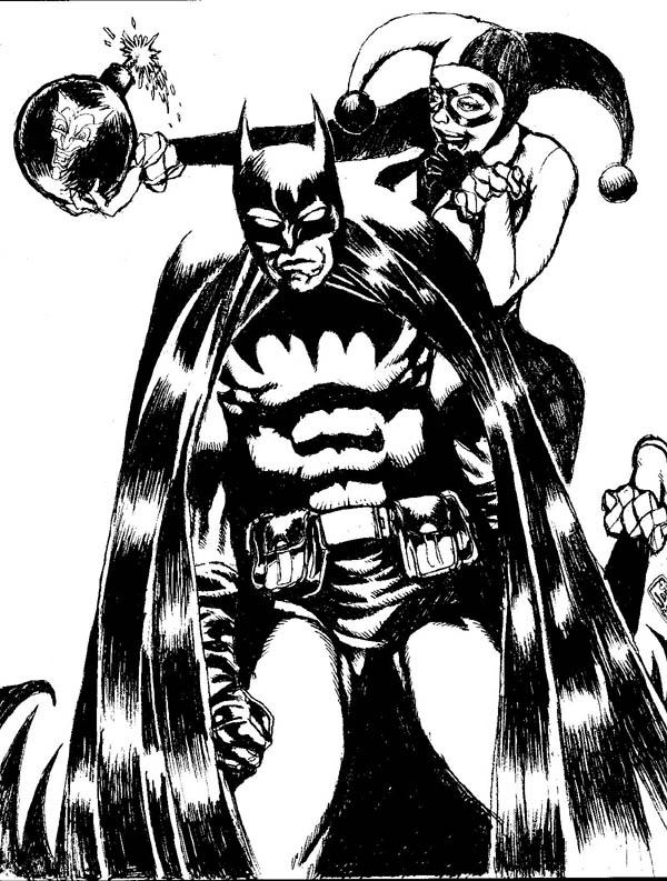 Harley Quinn & Batman by John