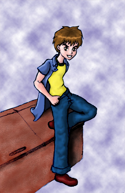 Anime Guy Colored by John325