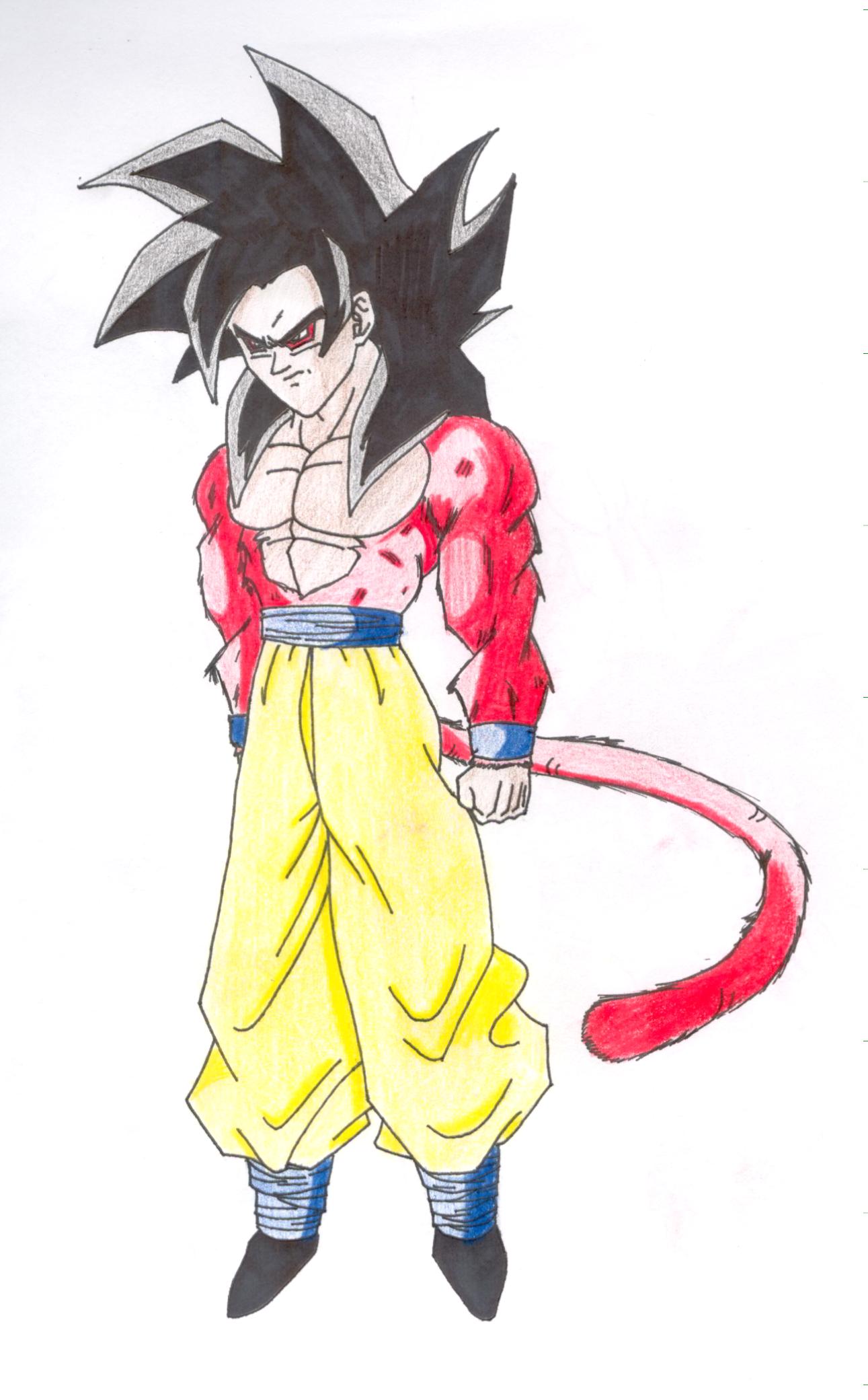 SSJ4 Goku in Technicolor by Joker216