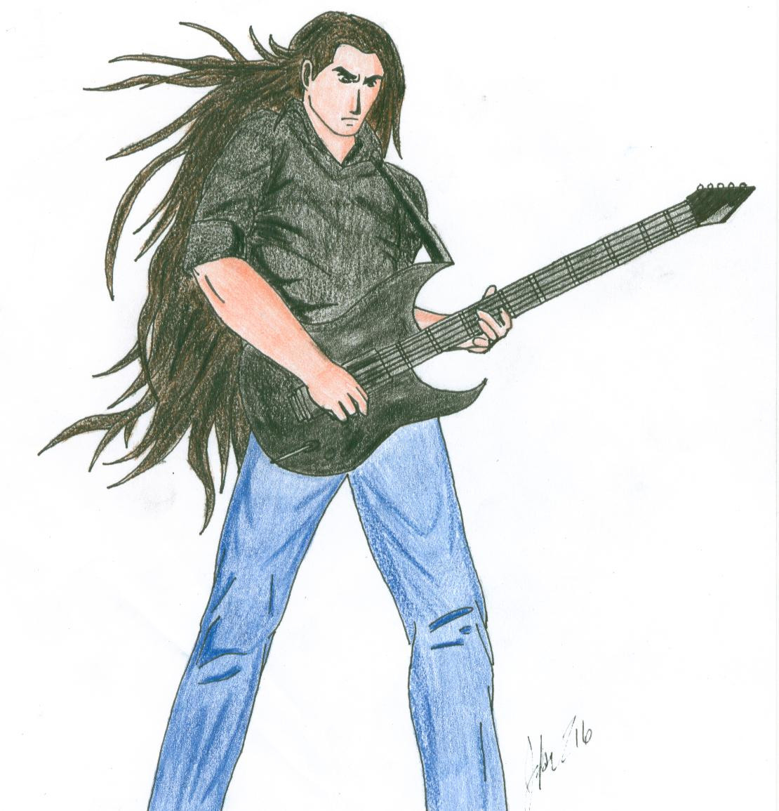 Guitarist Character by Joker216