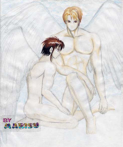 Angelic Camus and Kinnison...very close.... by Jowy
