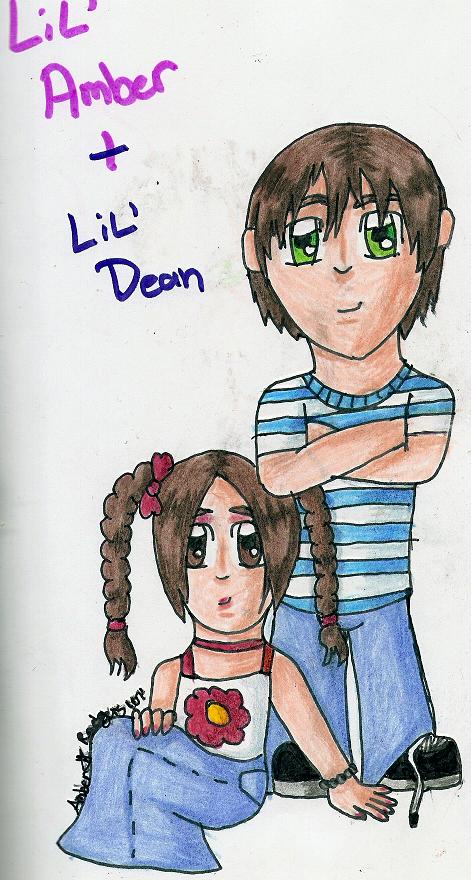 Lil' Amber and Lil' Dean by JoyKaiba