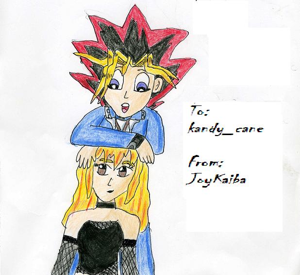 kandy_cane and Yugi (Request) by JoyKaiba