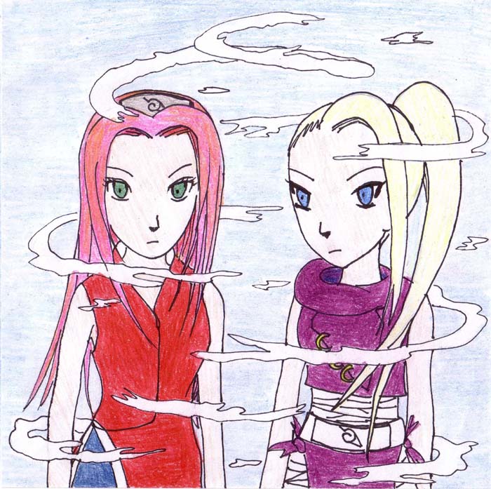 Sakura & Ino by Joycethemonster