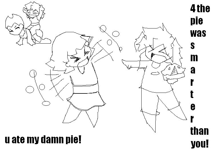 Pie Fight! by Jozie-Chan