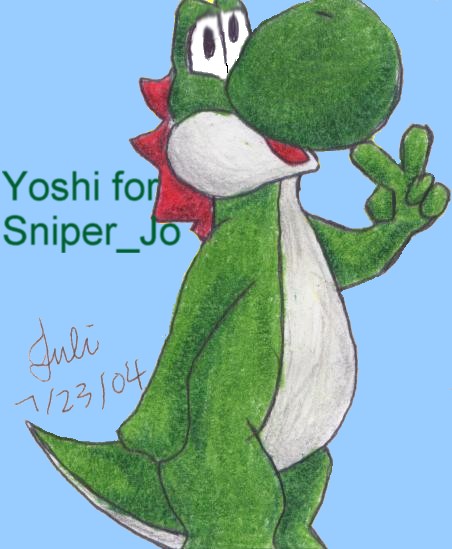 Yoshi for Sniper_Jo by Juli