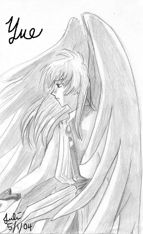 Yue in pencil by Juli