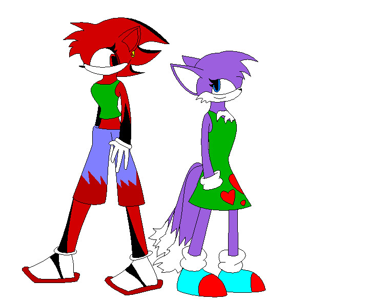 Tailia and Shally Request by JustaMetalSonicFan1