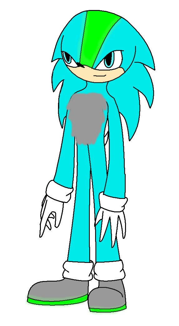 Zeo the Hedgehog (Request pic for TruthWithinX) by JustaMetalSonicFan1