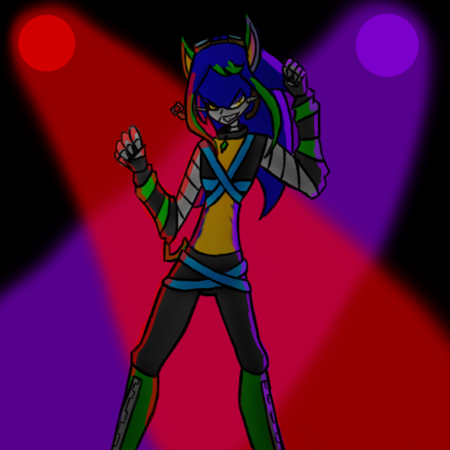 At the Rave Club by JustaMetalSonicFan1