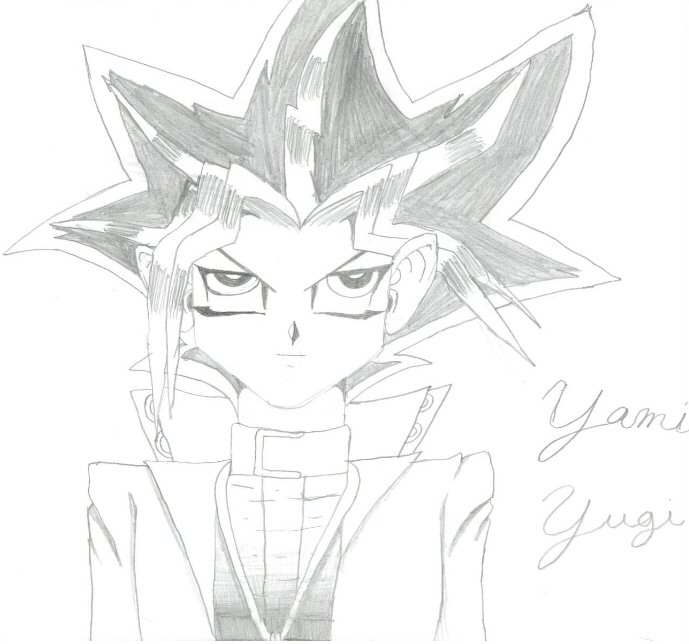 Yami from the cover of Shounen Jump by Justicemilk_Vegetablewoman