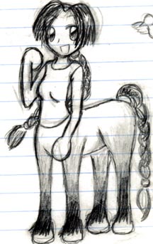 centaur girl by Juu