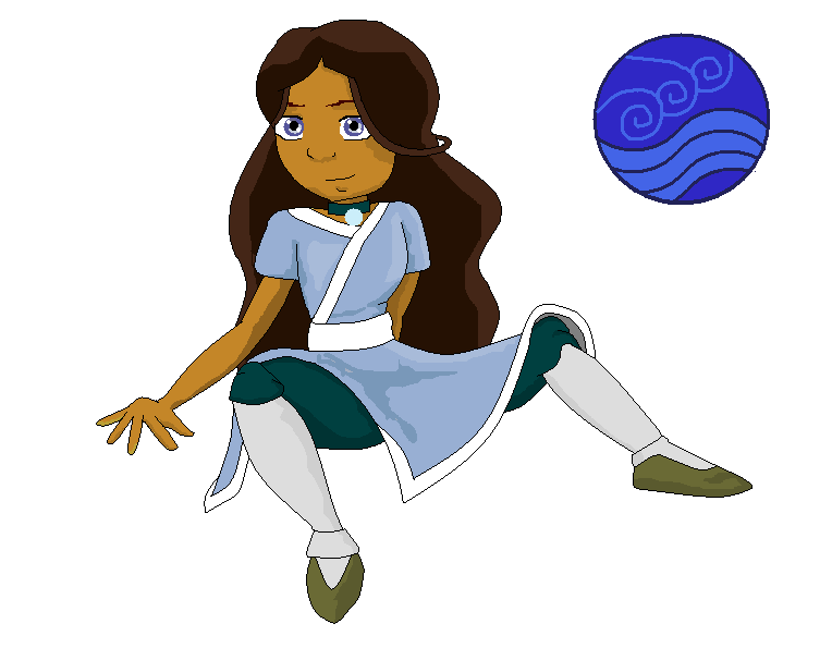 Simply Paint: Katara by jadeflower82