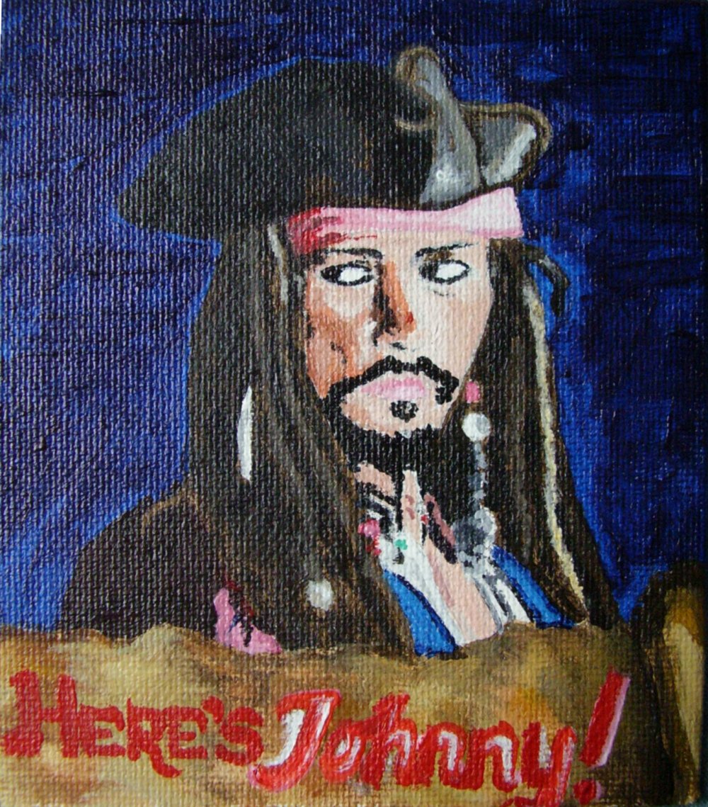 Here's Johhny, as Jack Sparrow by jadeflower82