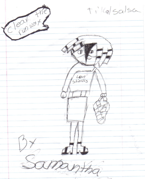 My friend Sam's char. sister of Tikal(She drew it) by jaideanna