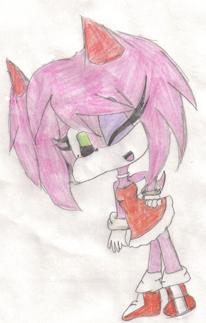 Gift for MechaSonic43(Amy Rose) by jaideanna