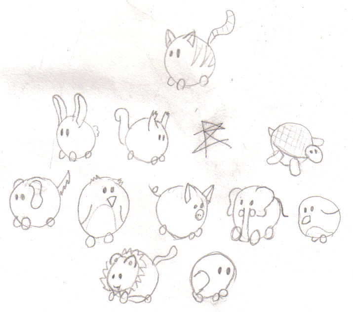 Chibi Animals! by jak-n-daxter203