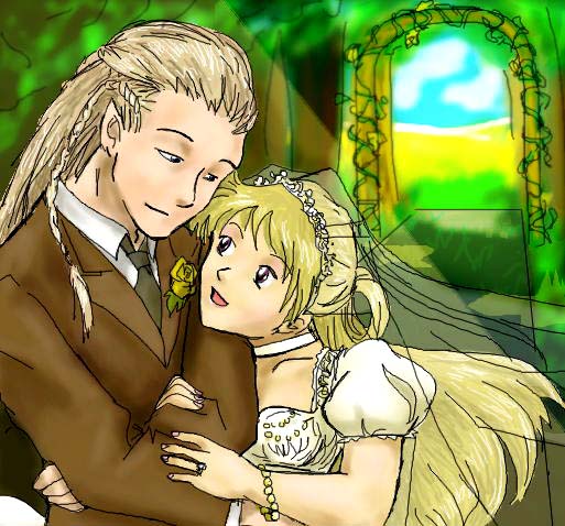 ElvenPrincess and Legolas's wedding *Request* by jameson9101322