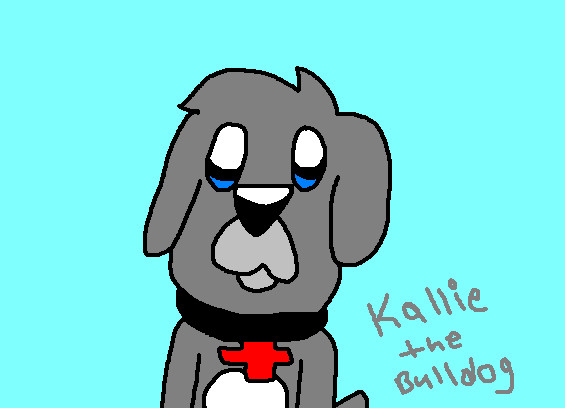 Kallie the bulldog by jamimoondragon