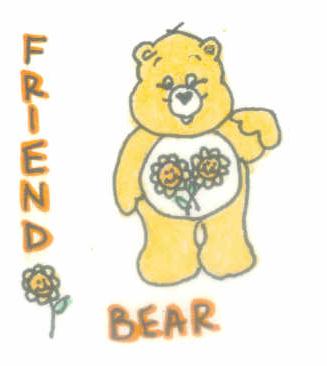 Friend Bear by jammin3giraffe